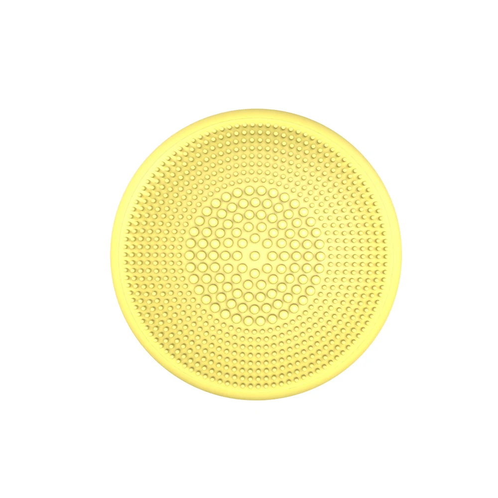 yellow Уход за кожей лица мыть силиконовый Красота губка для мытья Отшелушивающий, для лица Blackhead кисть для очищения лица инструмент Мягкая глубокая очистка лица кисти - Цвет: yellow