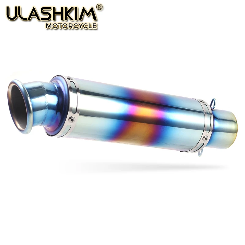 

Motorcycle Full System Exhaust Muffler Modified Middle Link Pipe Slip On For kawasaki Z800 2013 2014 2015 2016