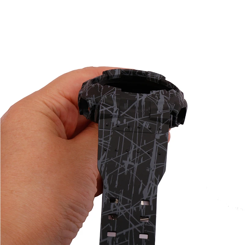 Watch accessories suitable for Casio GD120 GA-100 GA-110 GA-150 200 burst integrated strap men's and women's straps