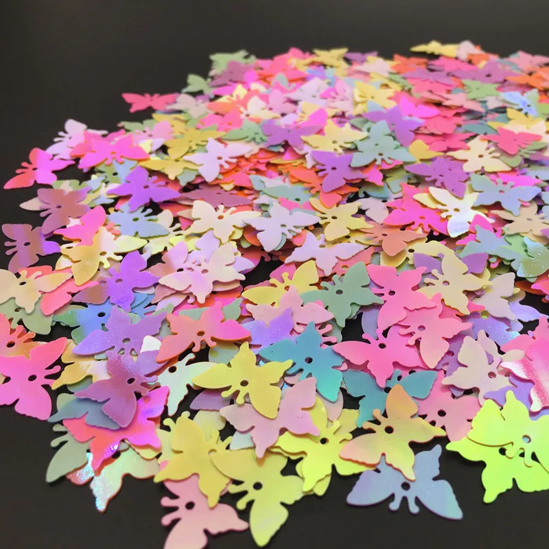 20 г Бабочка Форма ПВХ красочные свободные блестки пайетки вечерние искусство