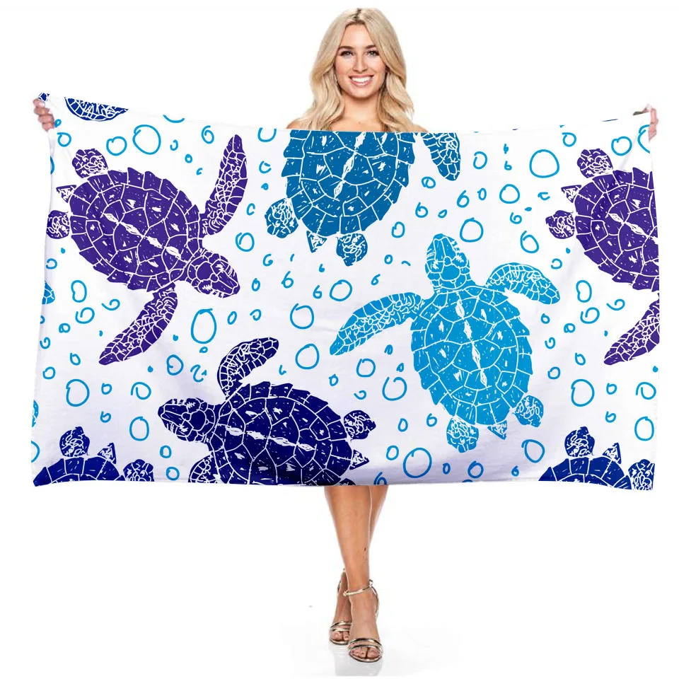 

Super Absorbent Beach Accessories Lightweight Bath Towels Miraculous Designs Microfiber Beach Towels for travel Swimming