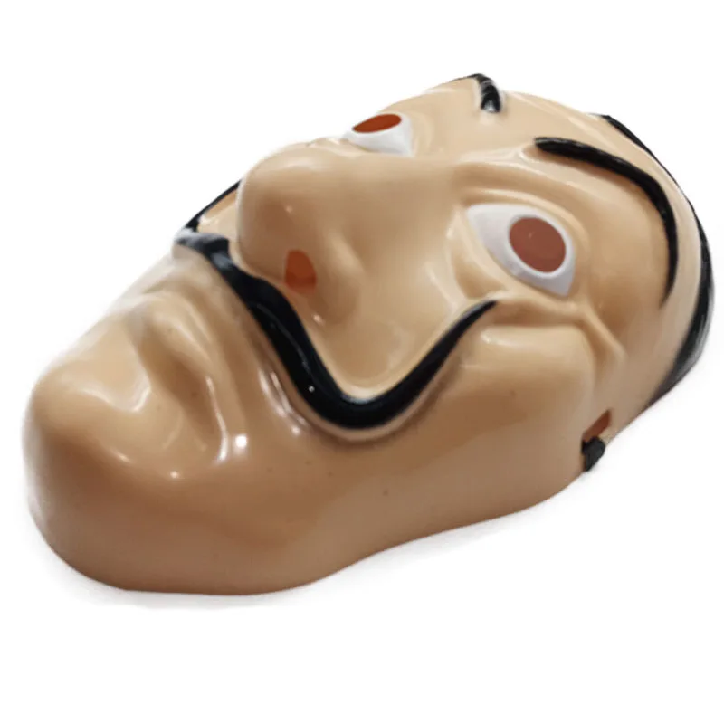 1pcs Salvador Dali Plastic Mask Paper House La Casa De Papel Cosplay Decoration Masquerade Halloween Funny Tools | Дом и сад
