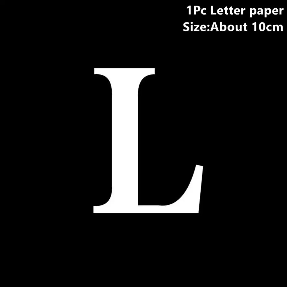 Paper Letter L Taoup детская прозрачная коробка для хранения воздушных шаров с днем рождения принадлежности для детского душа сувениры бумажная картонная коробка подарочная упаковка - Цвет: Paper Letter L