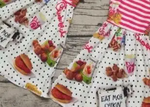 Лидер продаж 2020 набор для девочек детская одежда с принтом животных Модный