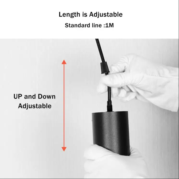 Светодиодная Подвесная лампа с регулируемой яркостью длинная для кухонного