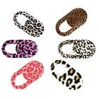 6 шт Леопардовый узор, веб-камера ноутбука наклейки для ноутбуков Macbook IPad камера со слайдером для защиты затвора ползунок стикер