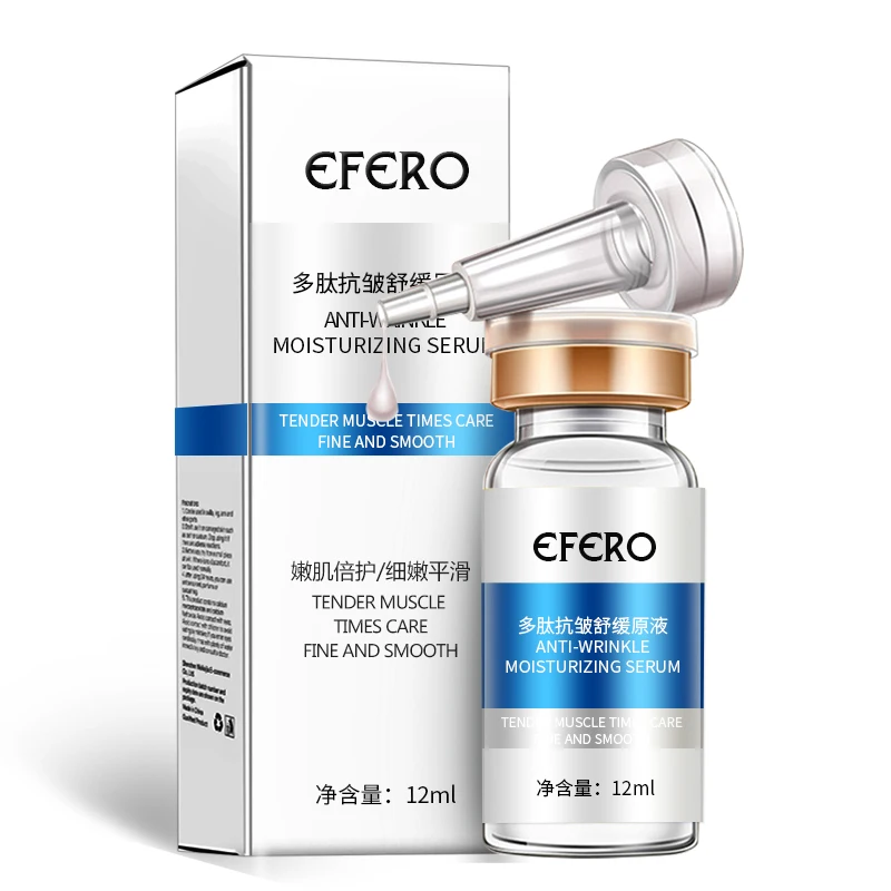 Увлажняющая сыворотка для лица efero восстанавливающая с шестью пептидами против