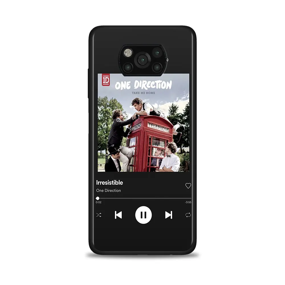 

One Direction Housin Case For Xiaomi Poco X3 NFC 6.67 inch Silicone Soft TPU Phone Cover For Xiaomi Poco M3 Cases Bumper Fundas