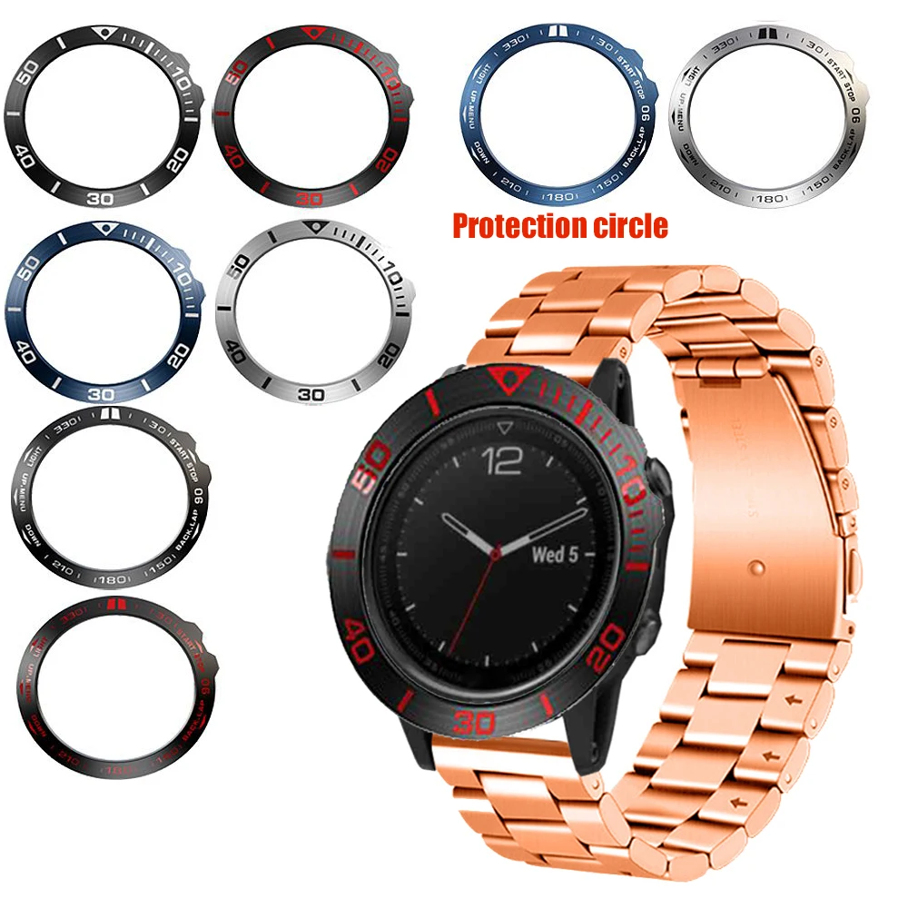 

Чехол-кольцо для часов Garmin Fenix 5X Plus, защита от царапин