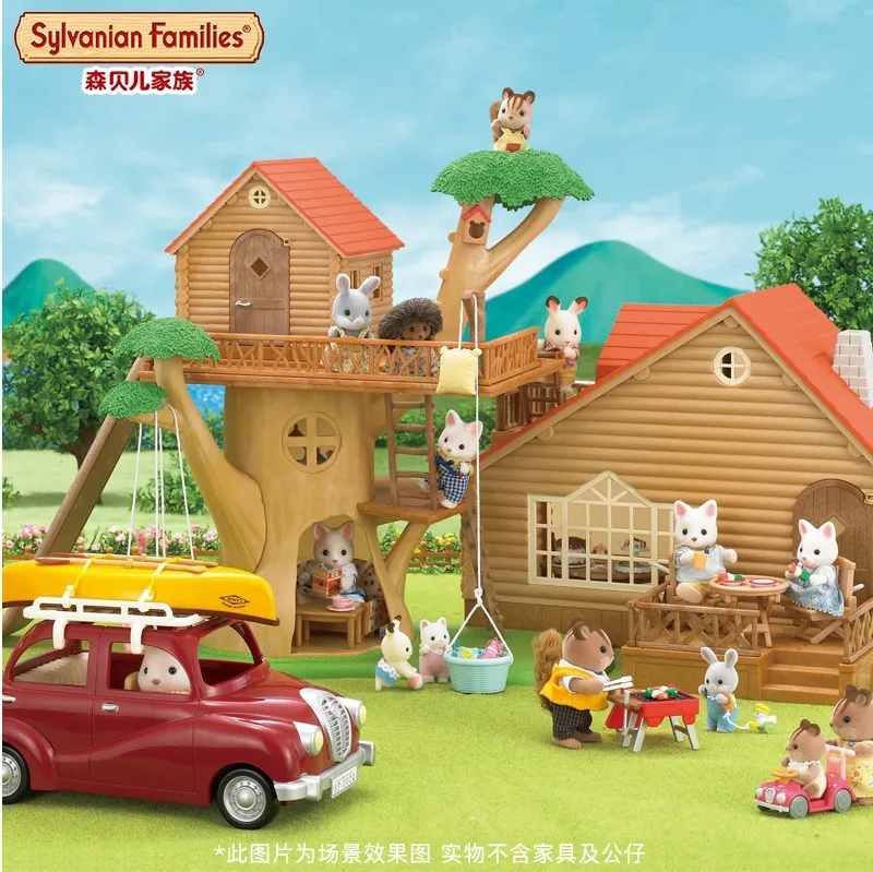 Sylvanian Families игрушка Sylvanian Families счастливый домик на дереве для девочек, игрушечный дом, кукольный дом 4618