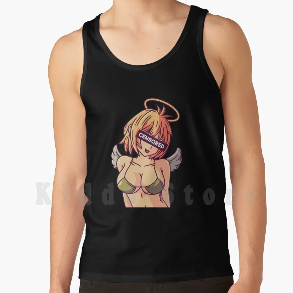 

Популярная девушка Hentai, Майки аниме Waifu, жилет из 100% хлопка, сексуальные девушки, озорные хентай, аниме груди, грязные груди