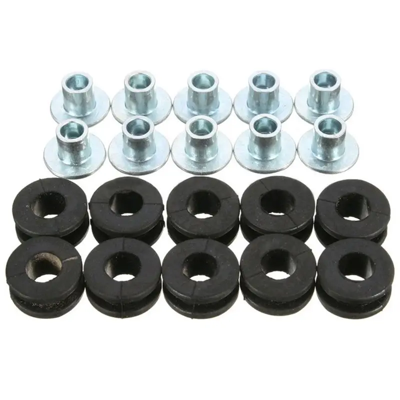 

10pcs Motorcycle Rubber Grommets For Honda For Yamaha For Suzuki For Kawasaki Fairings
