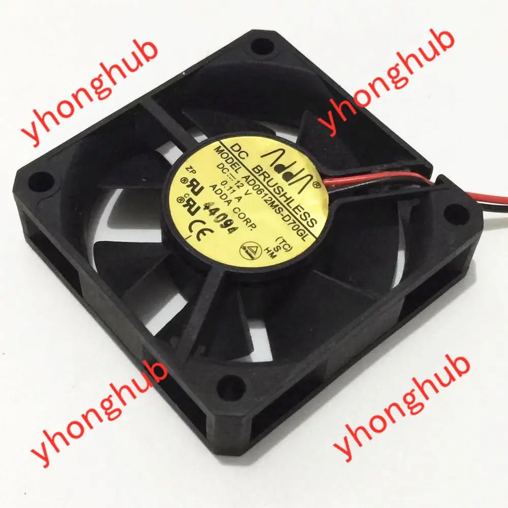 Охлаждающий вентилятор для сервера ADDA AD0612MS-D70GL TC DC 12 В 0,11 а 60x60x15 мм