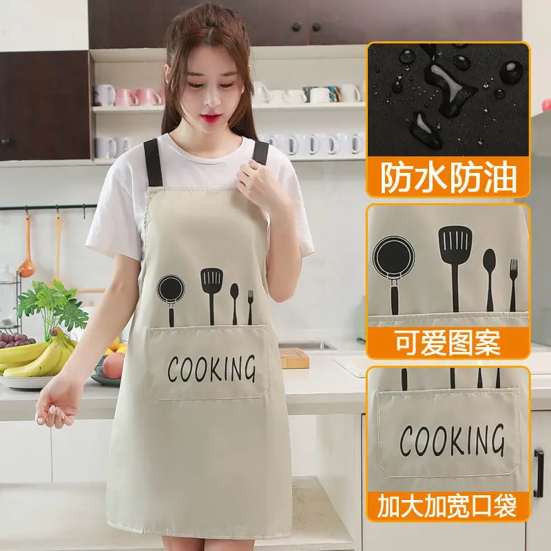 

new 2021 Apron kitchen waterproof and antifouling pvc apron