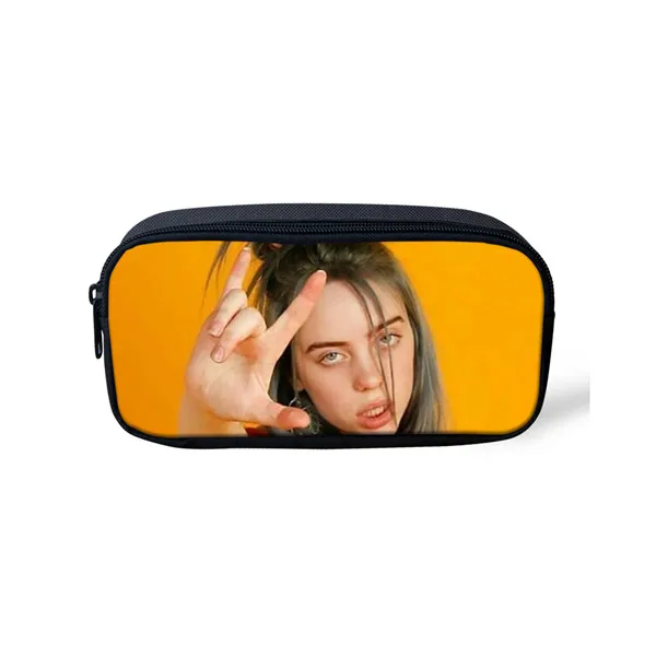 CDZHL735K Thikin Billie Eilish, повседневная Пеналы, сумка для ручек, ручка для девочек, чехол для студенческого макияжа, сумки для хранения, кошельки для ручек для детей - Цвет: CDZHL735K