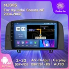 Автомобильный мультимедийный DVD-проигрыватель с GPS-навигацией, IPS HD 1280*720, Android 11, для Hyundai Sonata NF 2004-2008, Carplay
