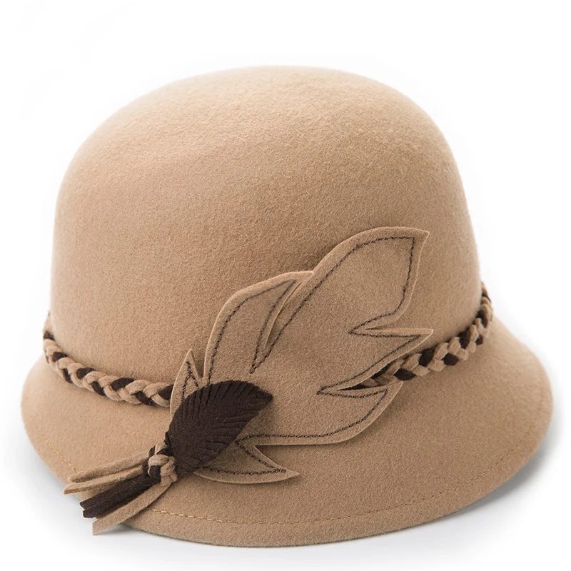 Sedancasesa 100% шерсть австралийская фетровая шляпа для женщин элегантные женские