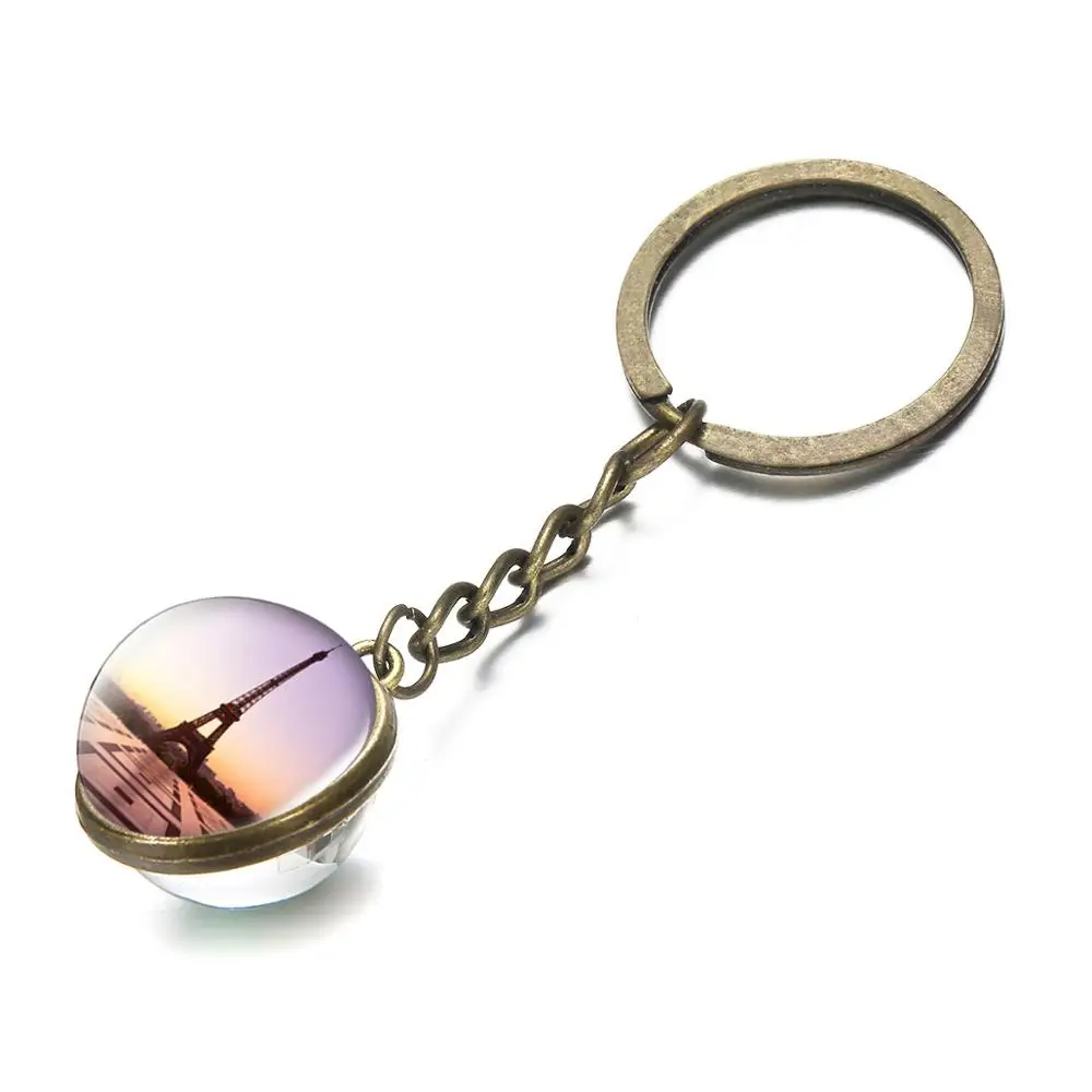 Последняя с подвеской изображением Эйфелевой башни брелок Эйфелева башня