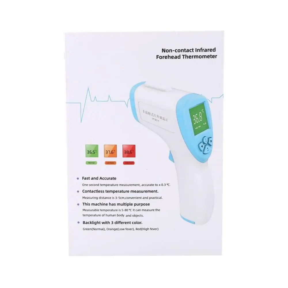 2020 инфракрасный термометр для тела лоб бесконтактный детей и взрослых домашний