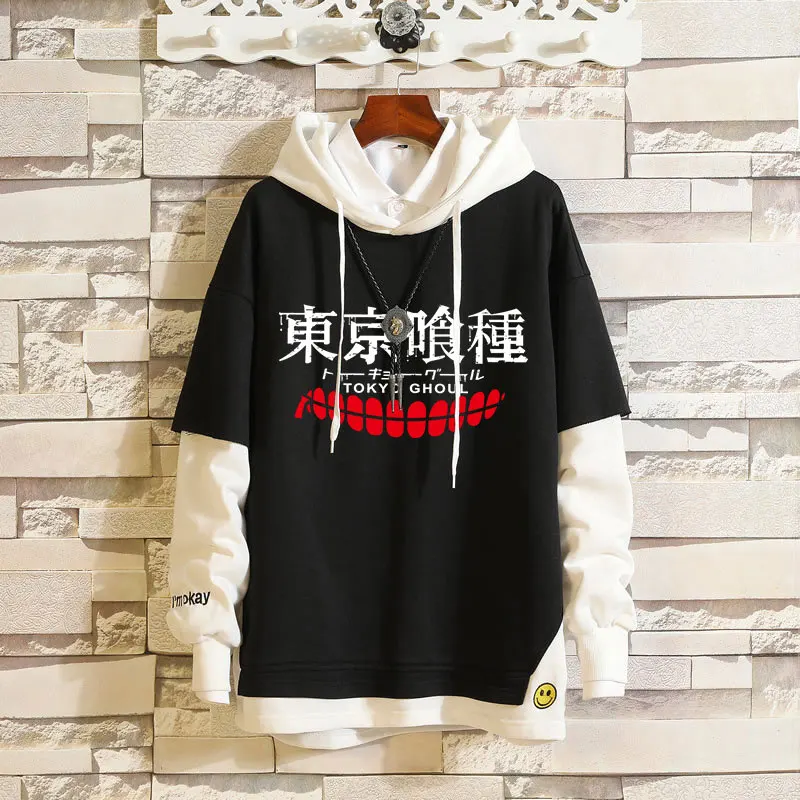 Косплэй костюмы свитер с капюшоном рисунком из Аниме Tokyo Ghoul спортивный костюм