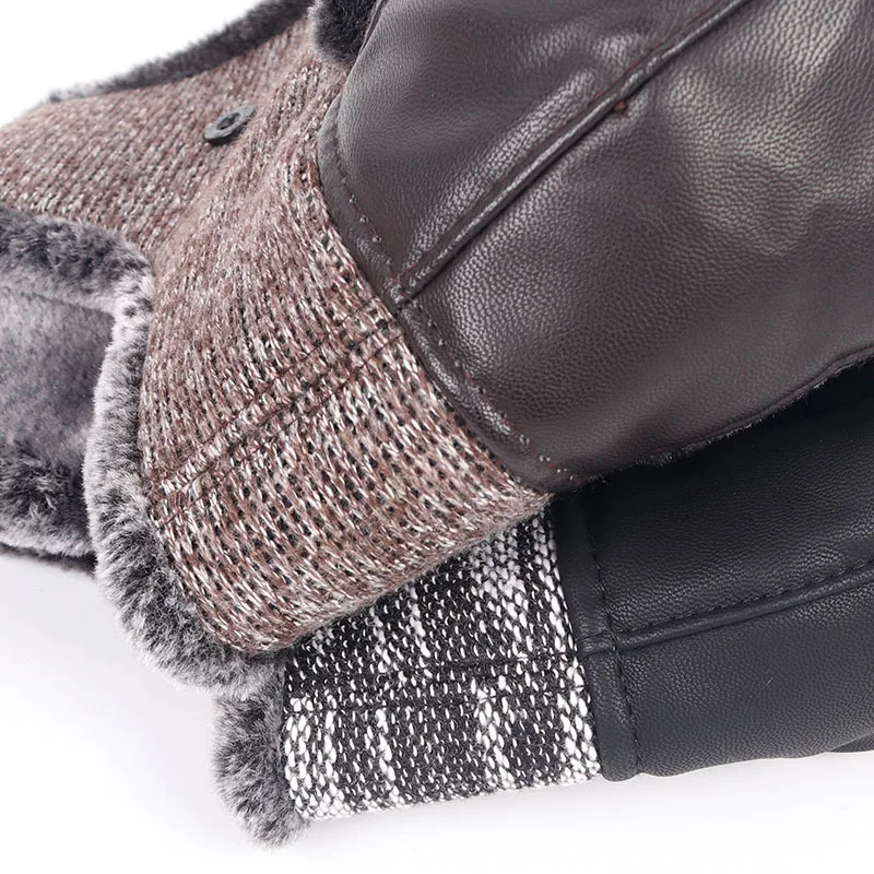 

Russian Winter Thicken Warm Lei Feng Cap Male Plus Size Cotton Bomber Cap Women's Winter Skiing Hat Riding Hat