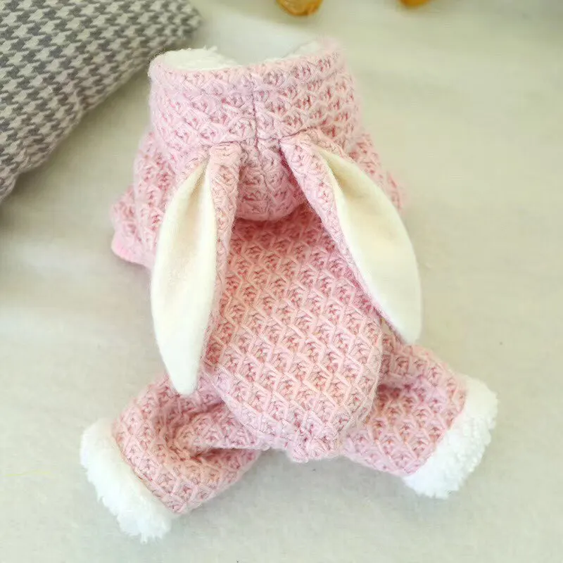 Новинка 2019 зимняя одежда для собак плотный теплый свитер комбинезон щенков