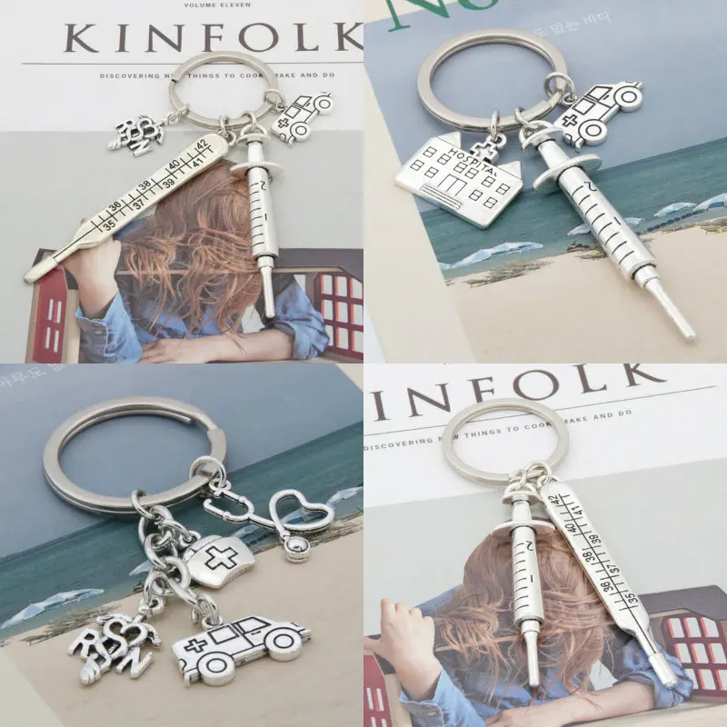 Медицинский брелок для экстренной помощи 1 шт. стетоскоп медсестры подарок на