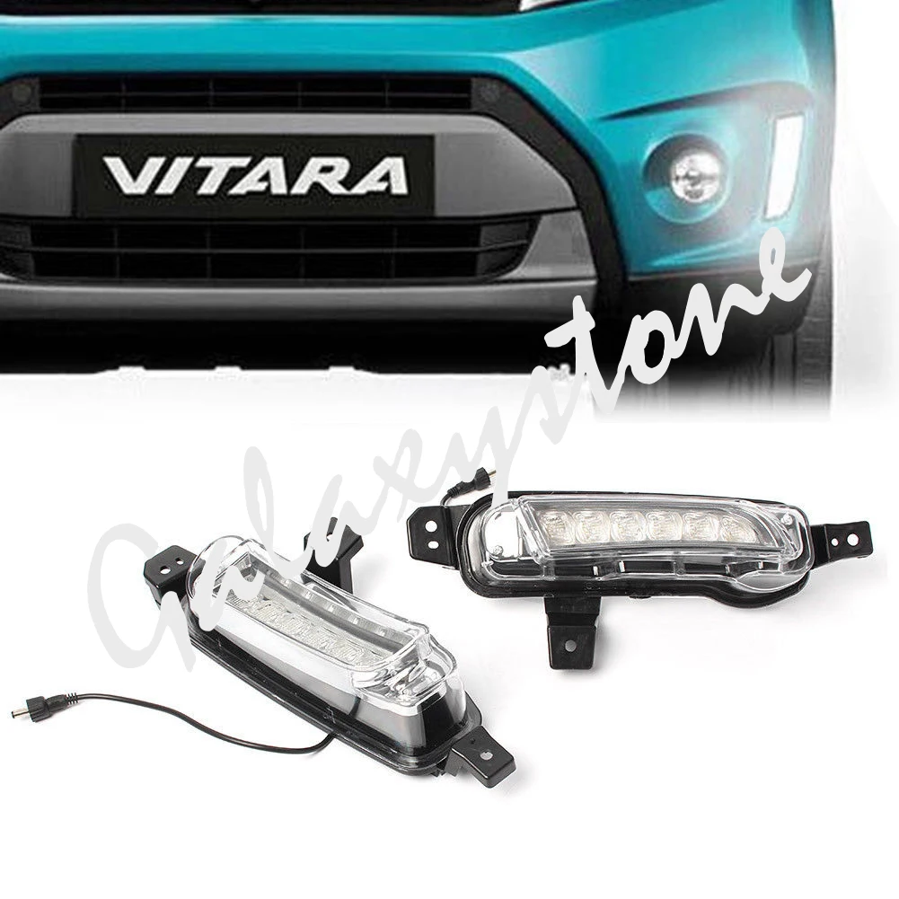 2 шт. Автомобильные светодиодные противотуманные фары для Suzuki Vitara 2015 2016 2017 2018 |