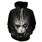 Женская толстовка с капюшоном и длинным рукавом, с 3D-принтом