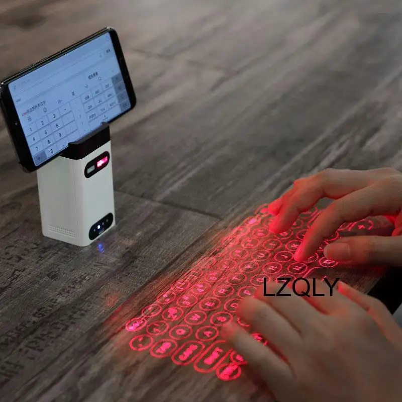 

Virtual Laser Keyboard Bluetooth Wireless Projector Phone Keyboard For Computer Iphone Pad Laptop With Mouse Function
