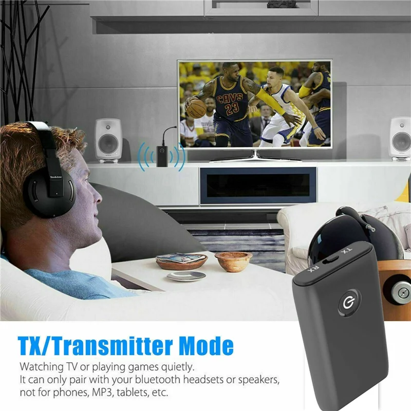 2 в 1 Bluetooth аудио приемопередатчик 35.мм стерео приемник и передатчик 5 0