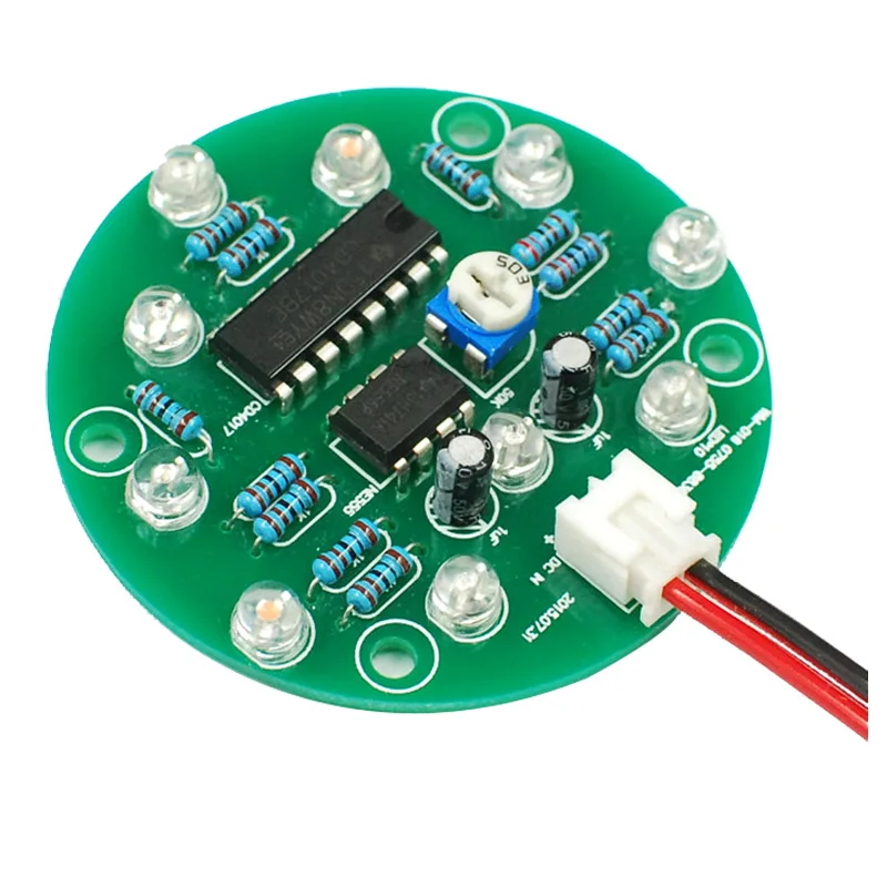 Electronic DIY 10 LED Flash Kit/ Heart-Shaped/School Training Parts | Игрушки и хобби