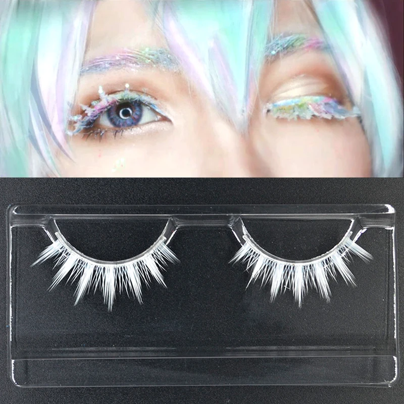 

Lustrous Houseki no Kuni Diamond Multicolour False Eyelashes Cosplay Accessory Prop