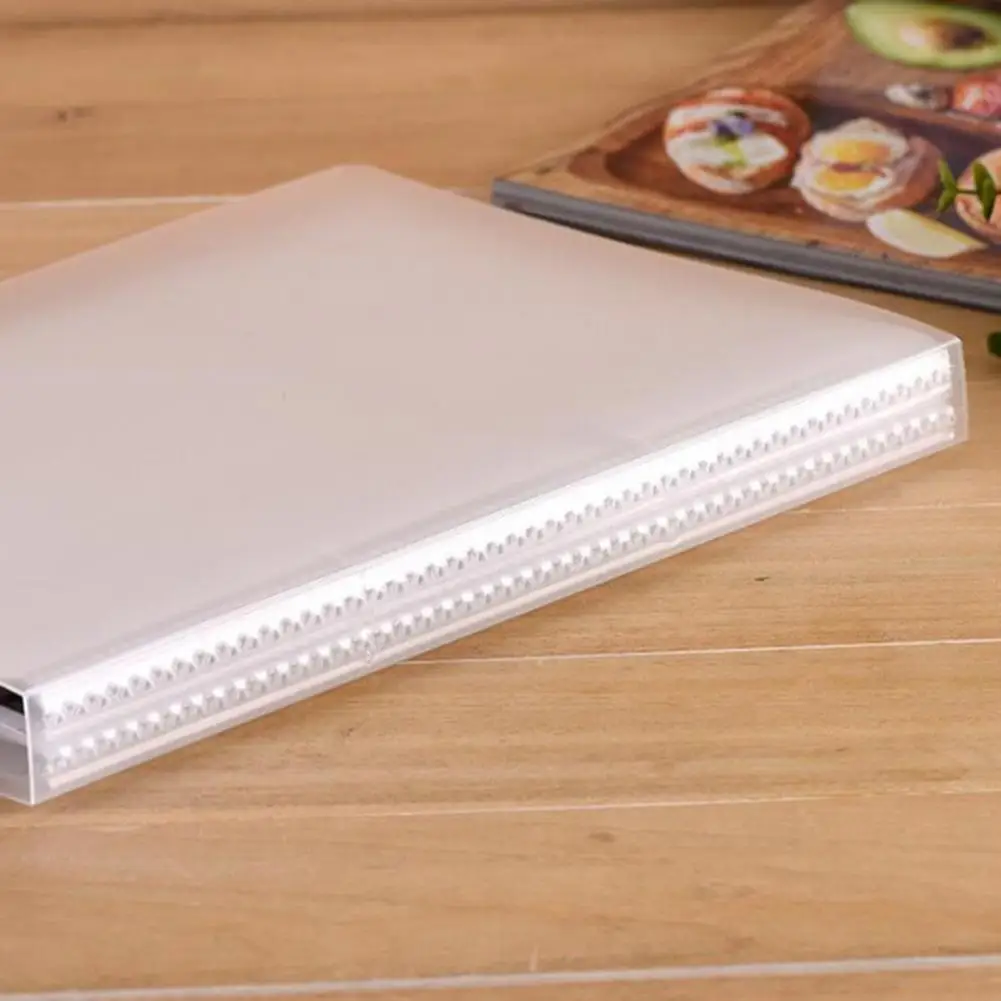 3-дюймовый бумажник с 360 карманами фотоальбом из искусственной кожи Вертикальный