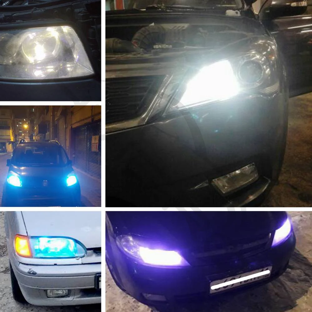 Белый синий красный авто светодиод 194 DC 12V COB Canbus без ошибок 6Led лампы для чтения боковой маркер резервный парковочный сигнальный светильник для багажника