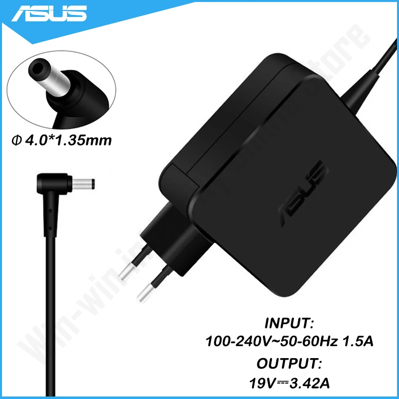 

ASUS Laptop Adapter 19V 3.42A 65W 4.0*1.35mm ADP-65DW A AC Power Charger For asus UX21 UX31A UX32A UX301 U38N UX42VS UX50 UX52VS
