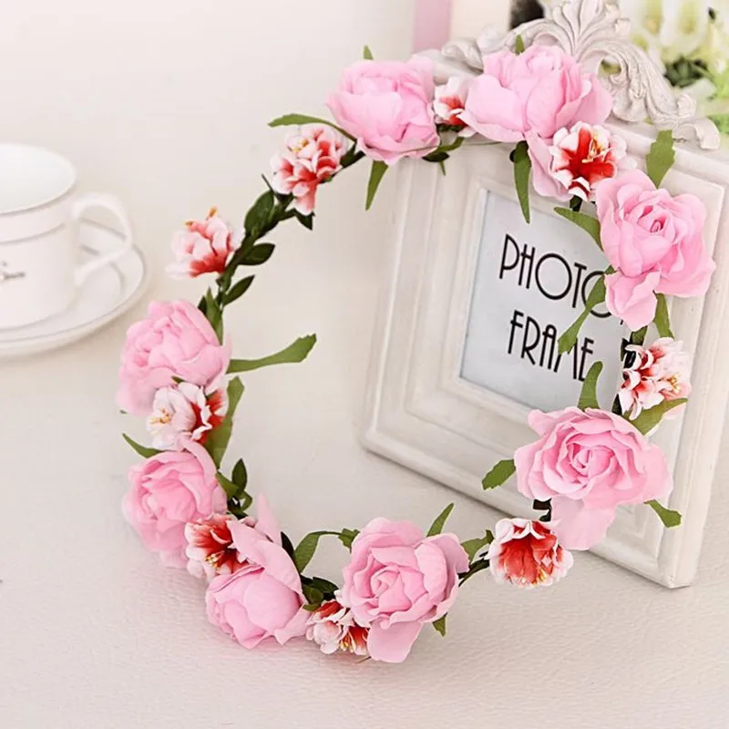 Повязка на голову женская в богемном стиле пляжный Свадебный аксессуар для волос