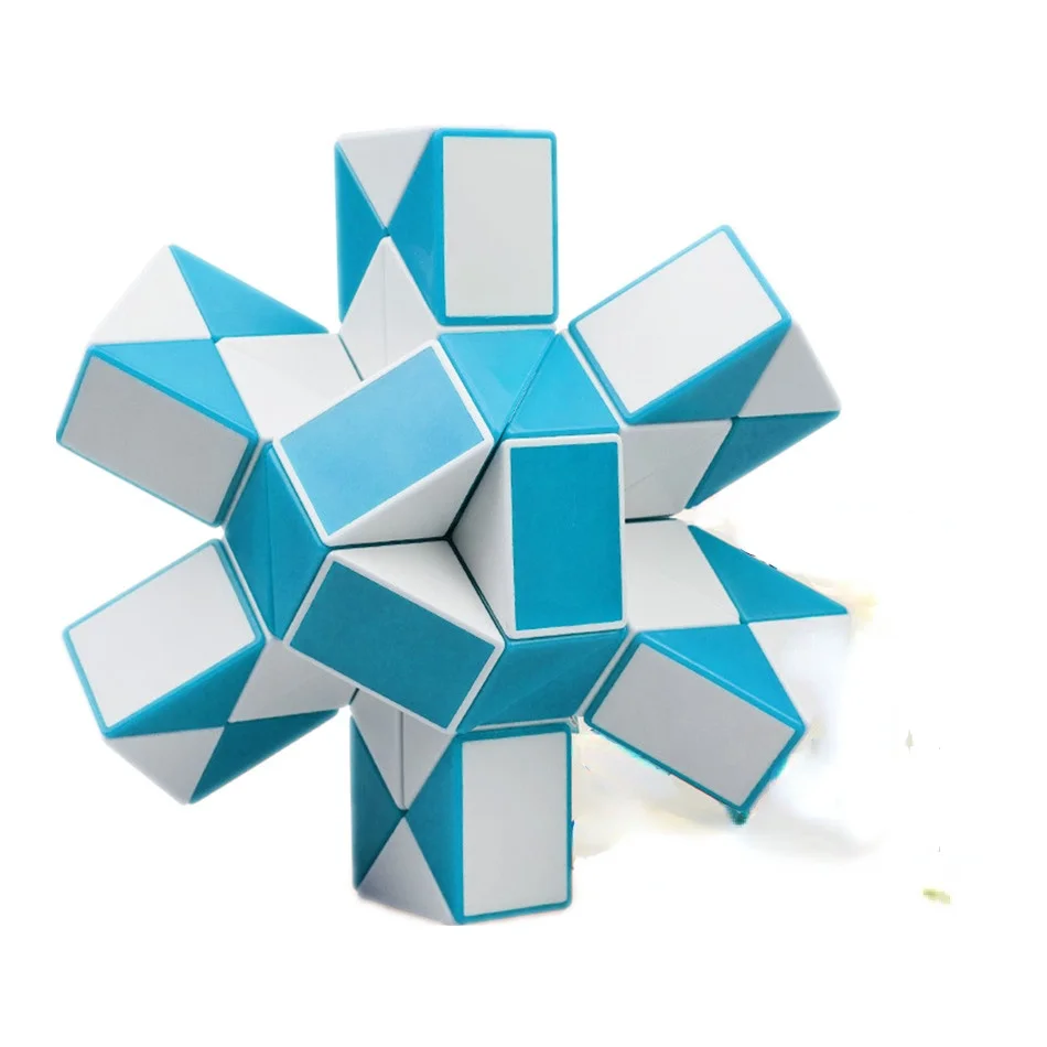 

QIYI 48 segments Magic Snake Ruler Cube Puzzle Speed Antistress Cubes Twist Folding Profissional Toy for Kids Magic Cube