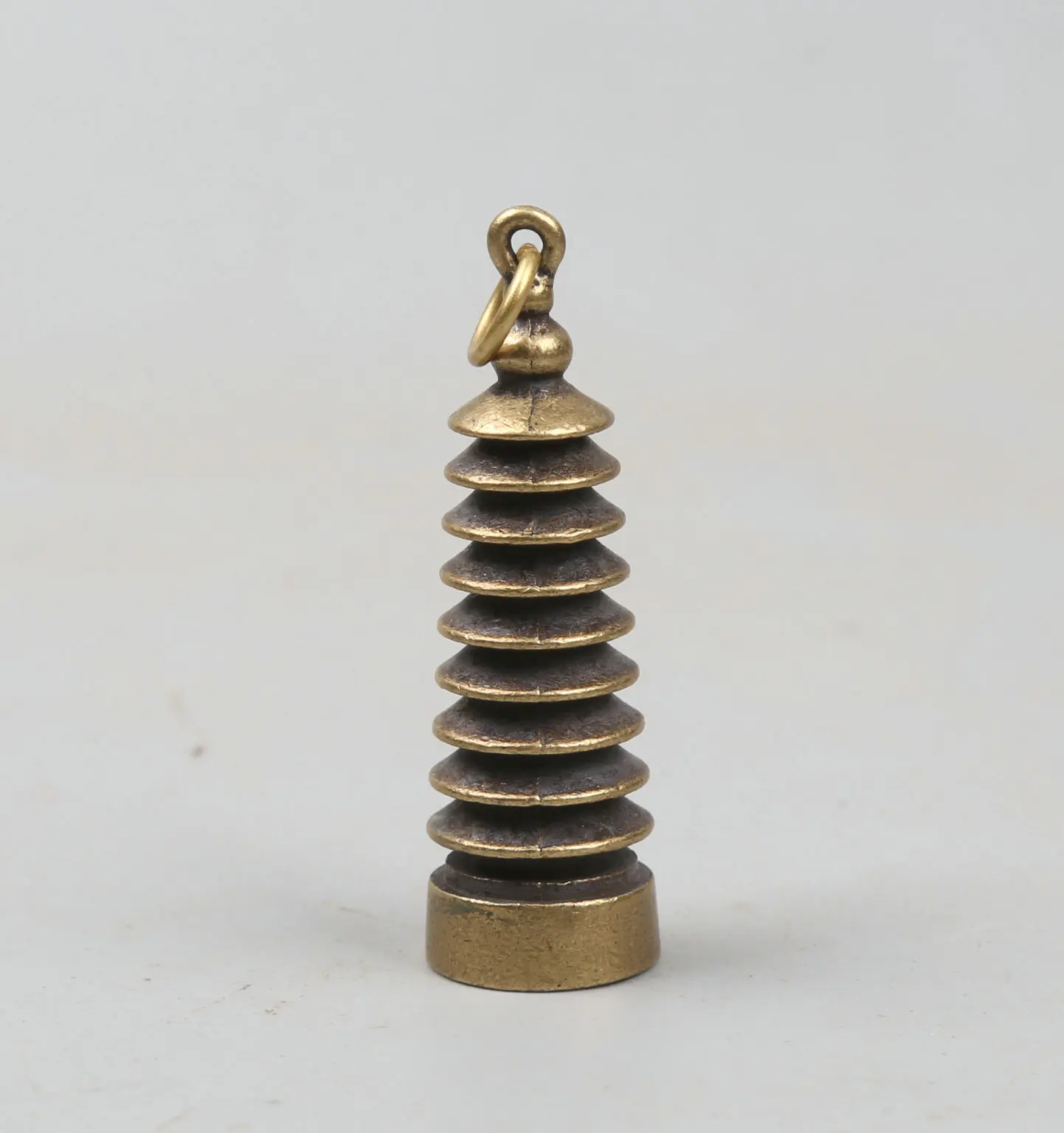 46 мм/1 8 &quotКоллекция Curio редкие китайские маленькие бронзовые изысканные вен Чанг