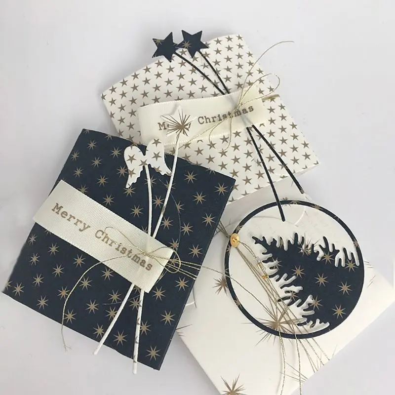 Елка и снеговик крылья металлические Вырубные штампы трафарет для скрапбукинга