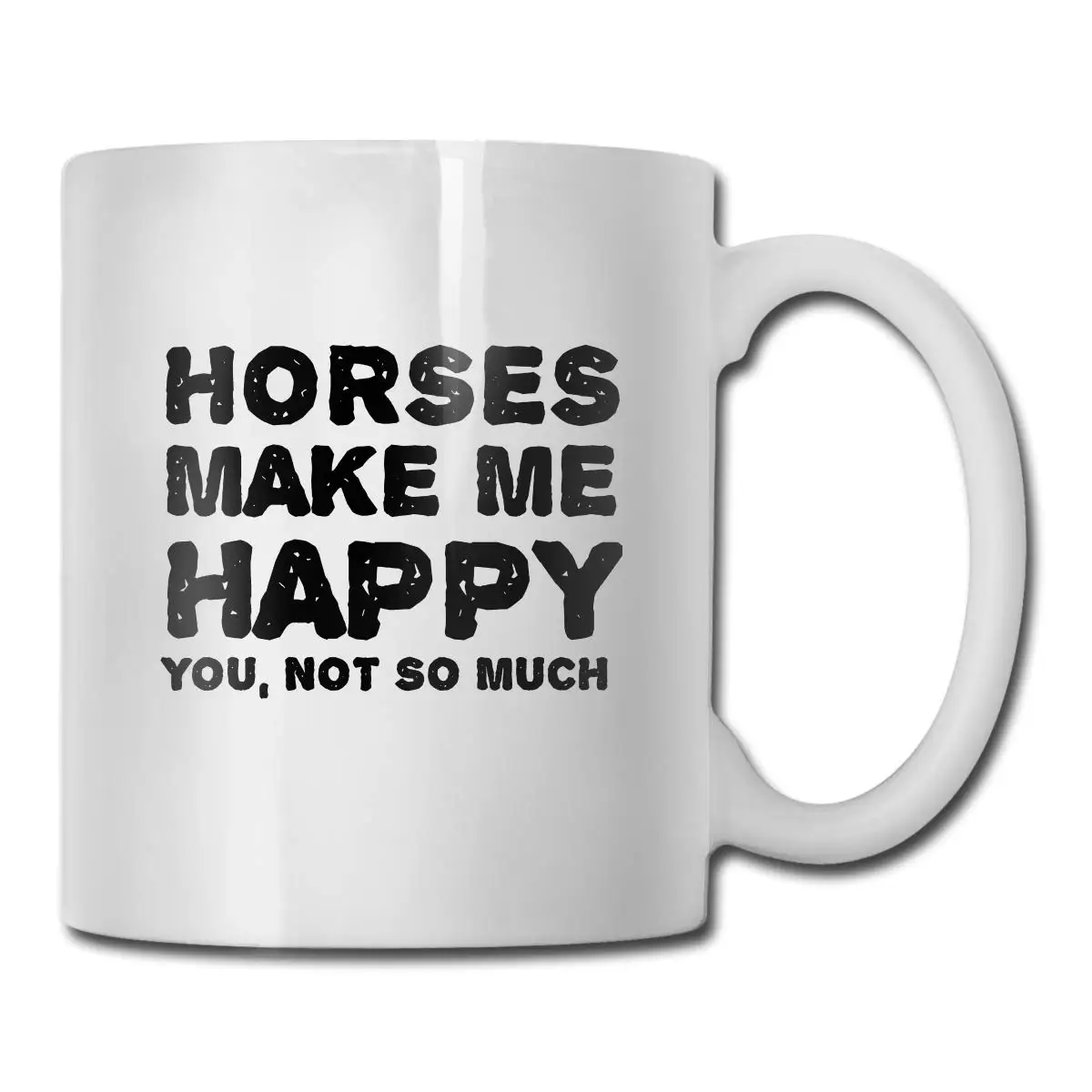 Кофейная кружка horse 11 унций белая керамическая чашка. Кружка сделай меня