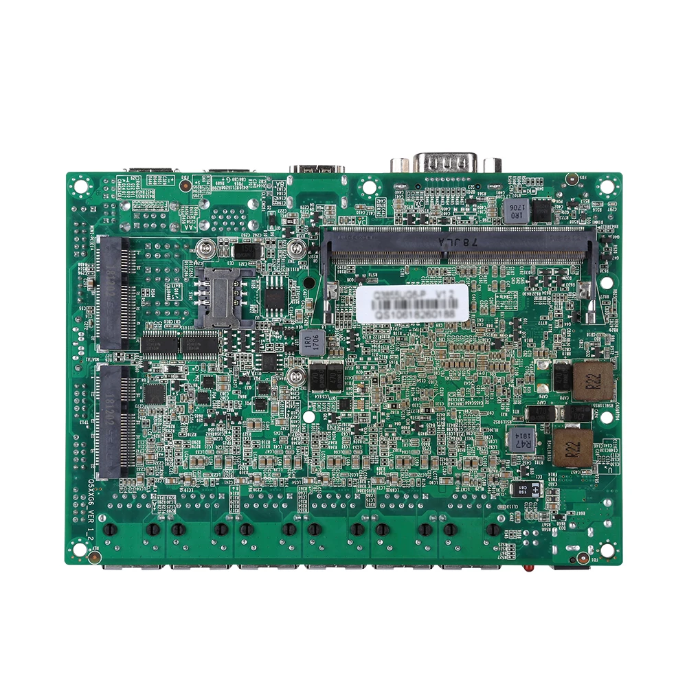 Qotom Мини ПК Q500G6 S05 с Celeron Core i3 i5 i7 AES NI 6 гигабитный сетевой адаптер маршрутизатор