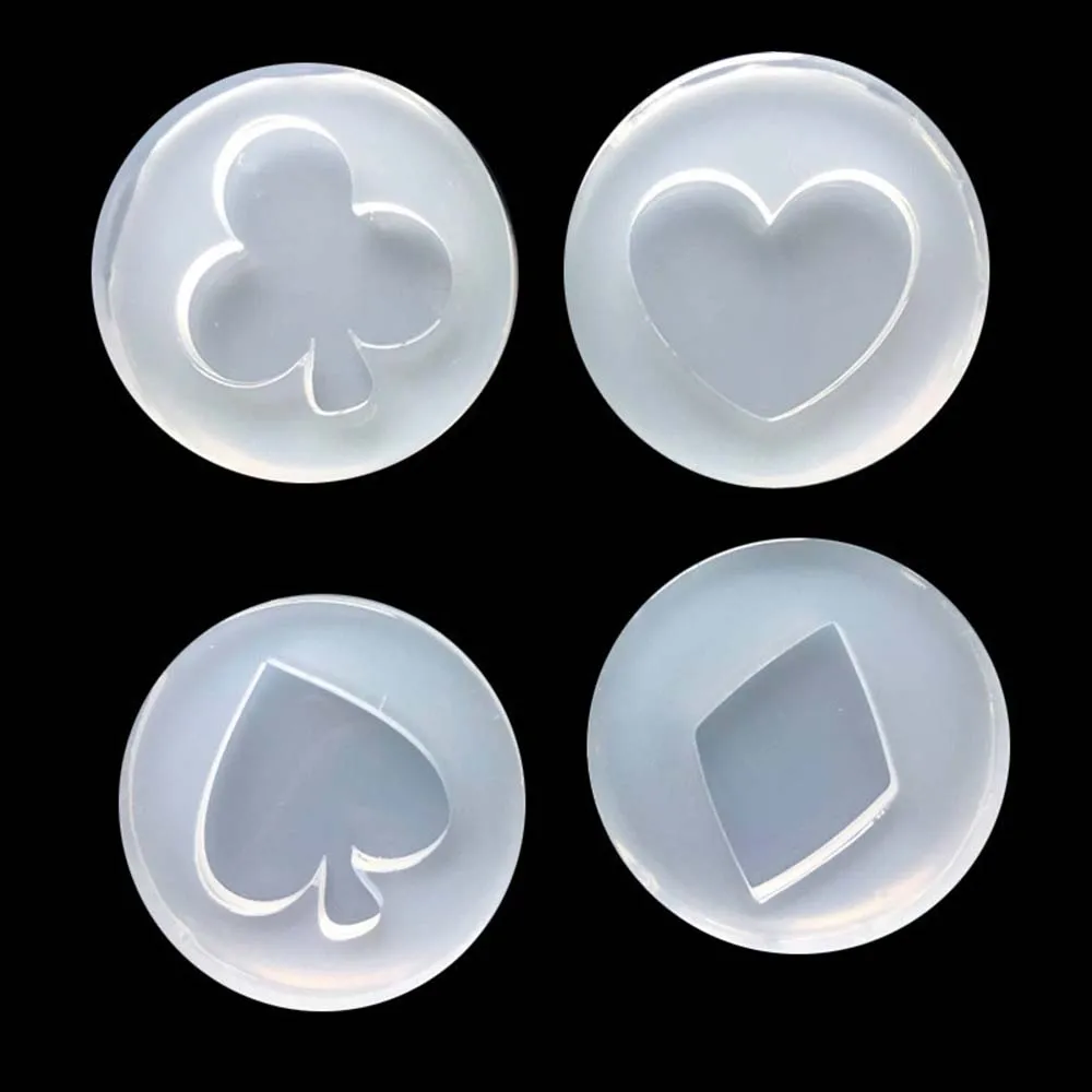 С украшением в виде кристаллов эпоксидная смола форма &quotсделай сам&quot покер