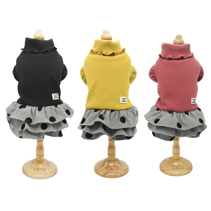 Ambaby 2019 осень-зима продукты для собаки вязаные шерстяные свитера зимнее платье