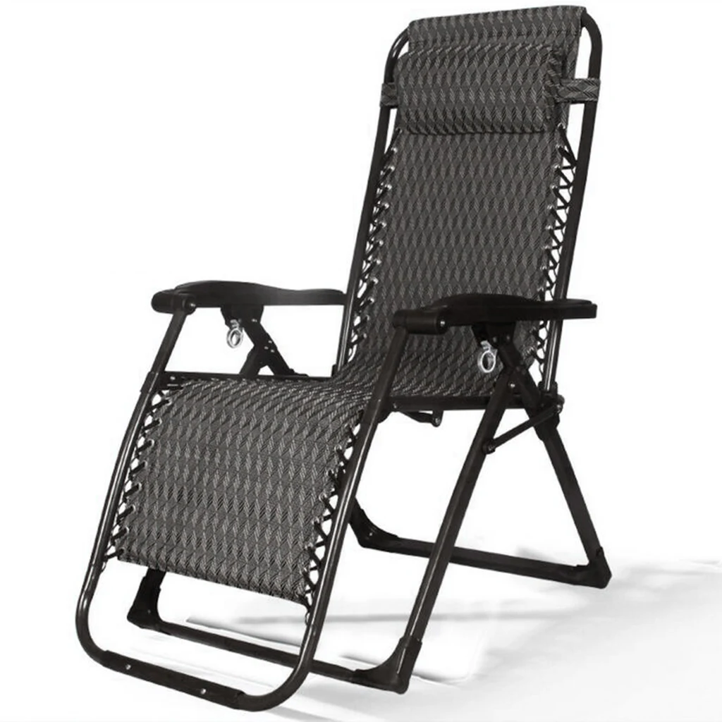 Folding Sling Chair Replacement Cloth with Head Relax Cushion &amp Laces for Garden Recliner Lounge Patio | Спорт и развлечения