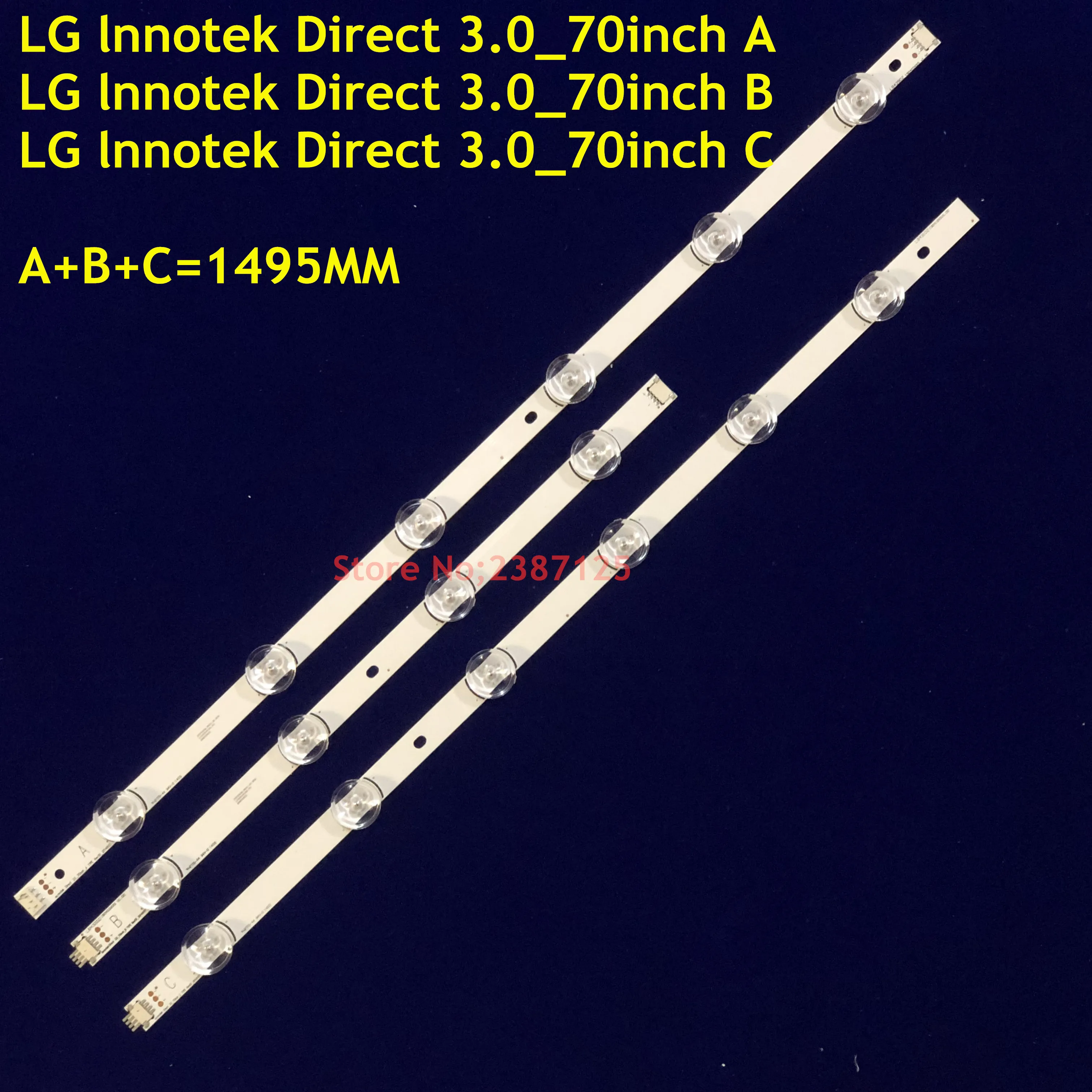 Светодиодный Подсветка 6 + 4 лампы для LG drt 3 0 70 &quotТВ 70LB6560 70GB7200 70LB7100 lnnotek прямая _