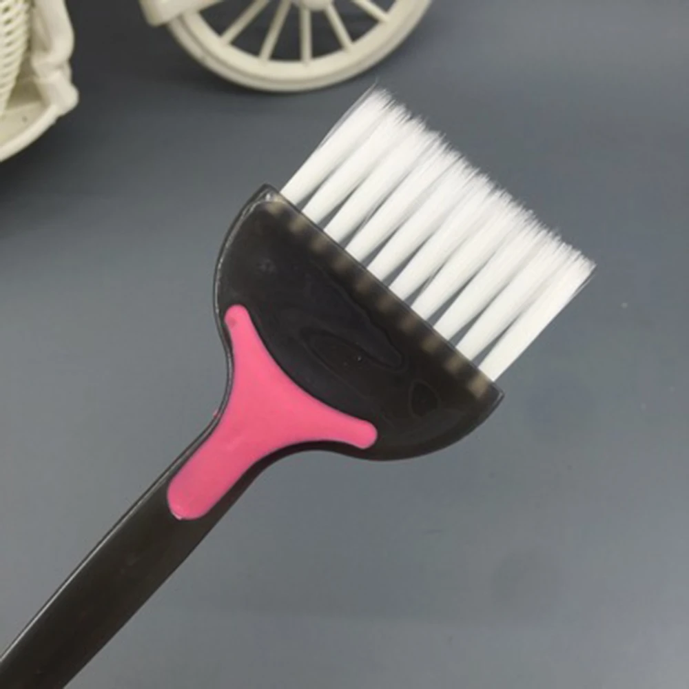 

Professional Pp Handle Natural Hair Brushes Resin Fluffy Comb Barber Hair Dye Hair Brush Fashion Hairstyle Design Tool