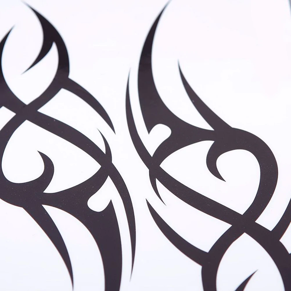 

2020 Hot Black Temporary Tattoo Body Art Tattoos 3D Waterproof Temporary Tattoos Sticker Art Men Arm Leg Fake Tatoo Paper