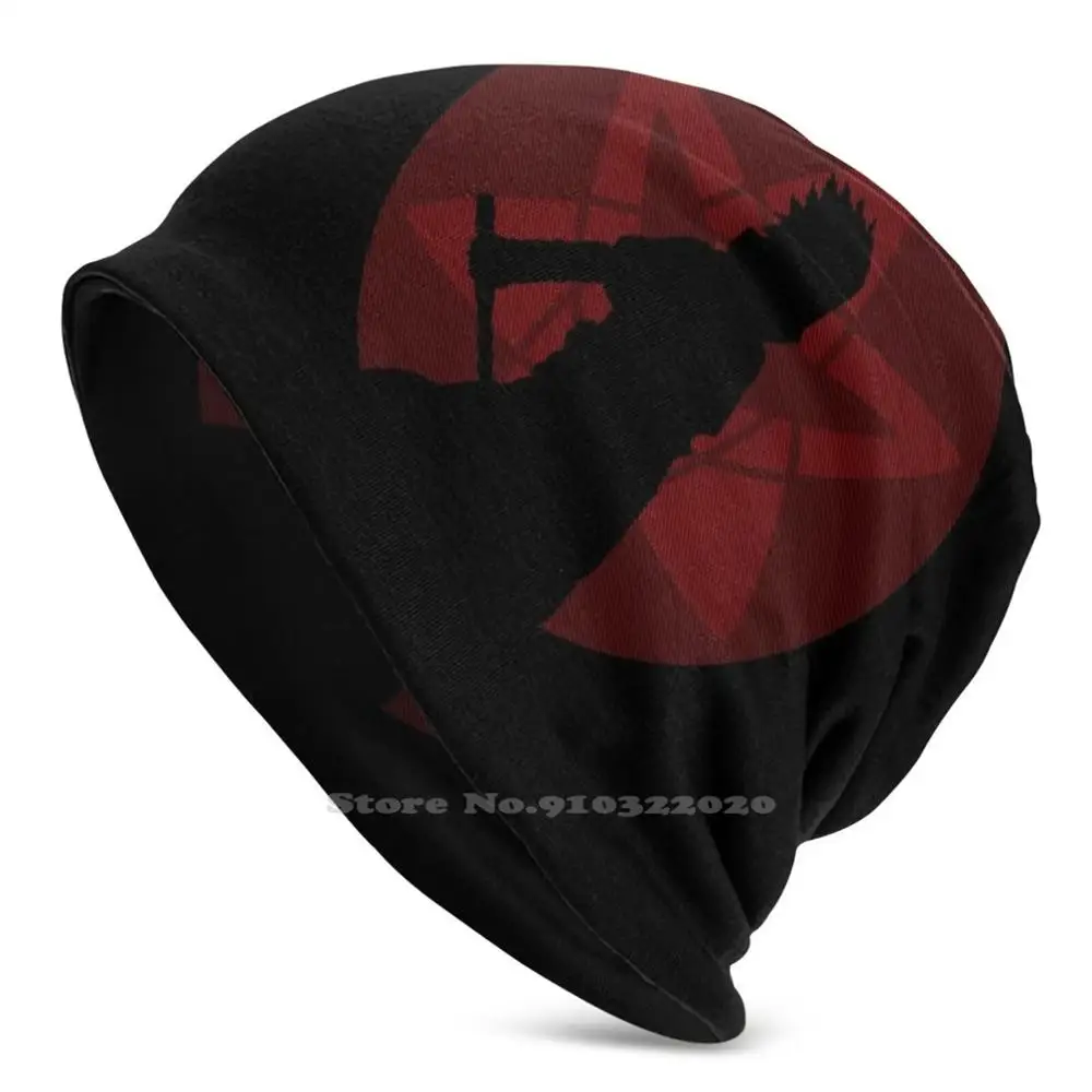

Sasuke Beanie Hat Hedging Cap Outdoor Sports Breathable Thin Windproof Shonen Japan Movie Video Games Red Cloud Crows Eye