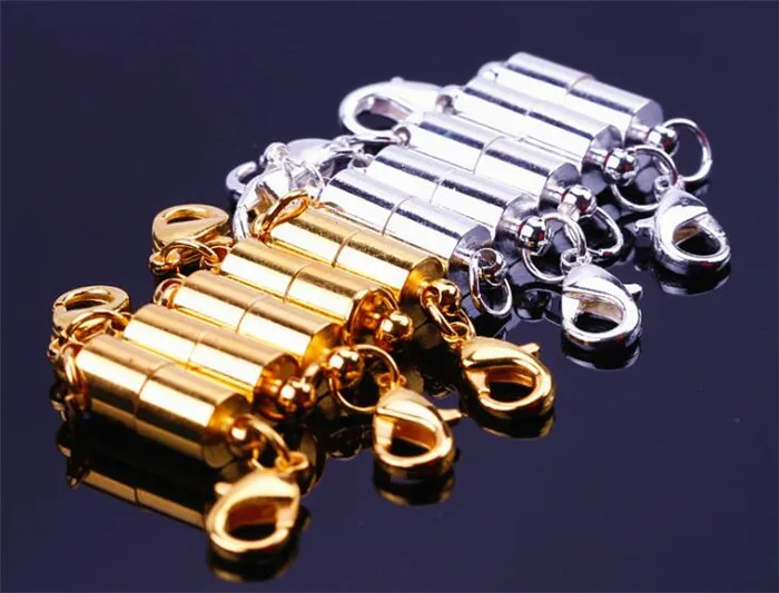 6mm Magnet Lobster Clasp Buckle Hooks Necklace Bracelet Link Connector DIY Jewelry Finding Accessory Gold 100pcs | Украшения и